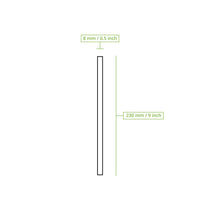 Jumbo Papierstrohhalme 23 cm – Trinkhalme für Smoothies