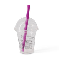 Bubble Tea Strohhalme wiederverwendbar bunt mit Spitze