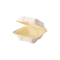 Holzfaser-Burger-Boxen, quadratisch
