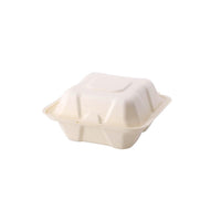 Holzfaser-Burger-Boxen, quadratisch