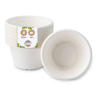 Suppenbecher Zuckerrohr – To-go-Becher kompostierbar für Suppen