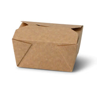 Pappschachtel Kraftkarton, kompostierbar - Speisebox to go