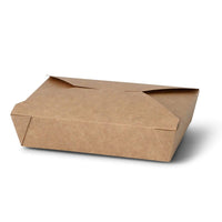 Pappschachtel Kraftkarton, kompostierbar - Speisebox to go