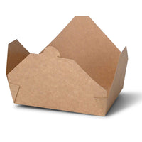 Pappschachtel Kraftkarton, kompostierbar - Speisebox to go
