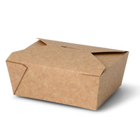 Pappschachtel Kraftkarton, kompostierbar - Speisebox to go