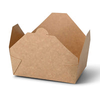 Pappschachtel Kraftkarton, kompostierbar - Speisebox to go