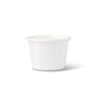 Mini Probierbecher Shotbecher Einwegbecher kompostierbar weiß div Größen