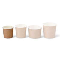 Take-Away-Becher braun – Kartonbecher für Suppen & Salate