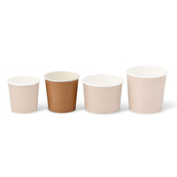 Take-Away-Becher braun – Kartonbecher für Suppen & Salate