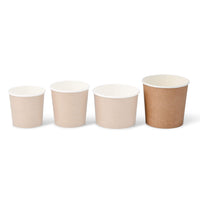 Take-Away-Becher braun – Kartonbecher für Suppen & Salate