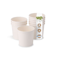 Pappbecher To Go weiß – kompostierbarer Universal-Becher