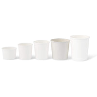 Pappbecher To Go weiß – kompostierbarer Universal-Becher