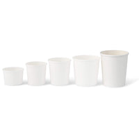 Pappbecher To Go weiß – kompostierbarer Universal-Becher