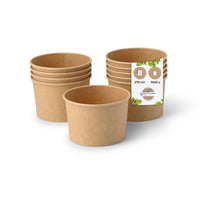 Eisbecher aus Pappe beschichtet - Dessert- & Snackbecher Einweg