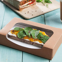 Gebäckboxen mit Sichtfenster – Patisserieschachteln kompostierbar
