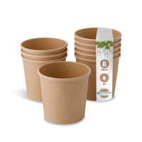Pappbecher To Go braun – kompostierbarer Universal-Becher