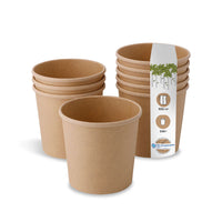 Pappbecher To Go braun – kompostierbarer Universal-Becher