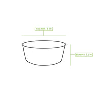Salatschale aus Karton – kompostierbare To-go-Bowl mit PLA-Beschichtung