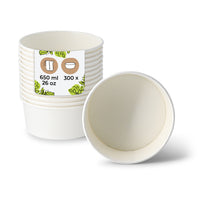 Salatschale aus Karton – kompostierbare To-go-Bowl mit PLA-Beschichtung