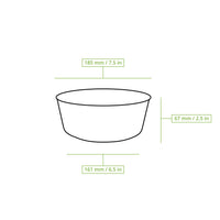 Salatschale aus Karton – kompostierbare To-go-Bowl mit PLA-Beschichtung