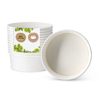 Salatschale aus Karton – kompostierbare To-go-Bowl mit PLA-Beschichtung
