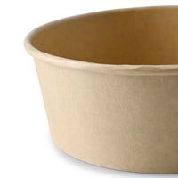Salatschale aus Karton – kompostierbare To-go-Bowl mit PLA-Beschichtung