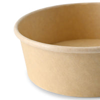 Salatschale aus Karton – kompostierbare To-go-Bowl mit PLA-Beschichtung