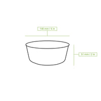 Salatschale aus Karton – kompostierbare To-go-Bowl mit PLA-Beschichtung