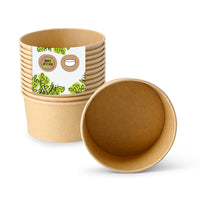 Salatschale aus Karton – kompostierbare To-go-Bowl mit PLA-Beschichtung