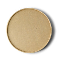 Membrandeckel braun für Kartonschalen, dampfdurchlässig