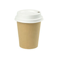 Coffee-To-Go-Deckel aus Pappe – kompostierbar, 80 mm mit Trinkloch