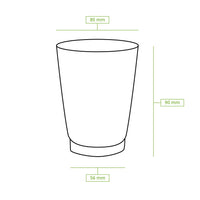 Pappbecher doppelwandig braun - kompostierbare Coffee-to-go-Becher
