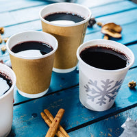 Pappbecher doppelwandig braun - kompostierbare Coffee-to-go-Becher
