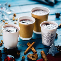 Pappbecher doppelwandig braun - kompostierbare Coffee-to-go-Becher