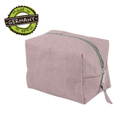 Kosmetiktasche vegan - Kulturbeutel aus waschbarem Papier