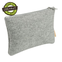 Kosmetiktasche aus 100% Natur-Filzwolle - Kulturbeutel