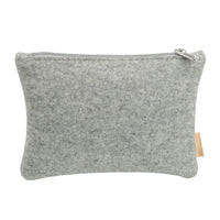 Kosmetiktasche aus 100% Natur-Filzwolle - Kulturbeutel