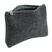 Kosmetiktasche aus 100% Natur-Filzwolle - Kulturbeutel