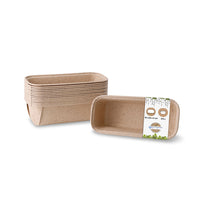 Kakaopapier-Backformen braun, ofenfest & biologisch abbaubar