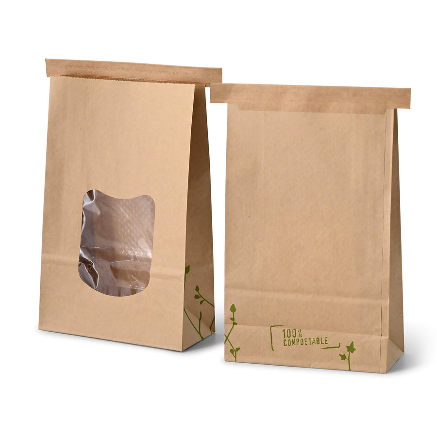 Braunes Kraftpapier mit PLA-Innenseite