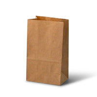 Blockbodenbeutel Kraftpapier braun, kompostierbar