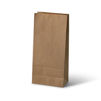 Blockbodenbeutel Kraftpapier braun, kompostierbar