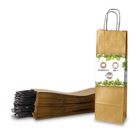 Flaschentüten aus Kraftpapier – Geschenktüten mit Henkel, bunt