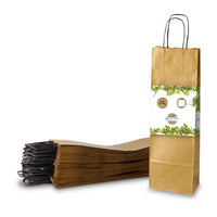 Flaschentüten aus Kraftpapier – Geschenktüten mit Henkel, bunt