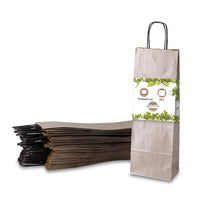 Flaschentüten aus Kraftpapier – Geschenktüten mit Henkel, bunt