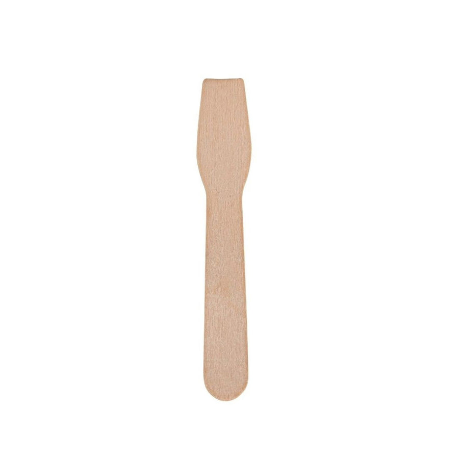 Flaches Paddel statt Löffelmulde