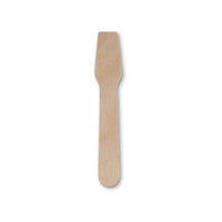 Eislöffel aus Holz kompostierbar – Eisspatel für Eisdiele & Café