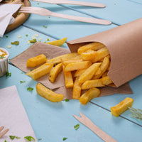 Papierservietten Recyclingpapier 2-lagig, ungebleicht braun