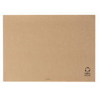 Tischsets aus Recyclingpapier - Platzsets, ungebleicht, braun