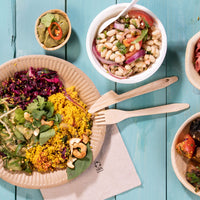 Einwegmesser aus Holz – kompostierbares Partybesteck für Gastronomie